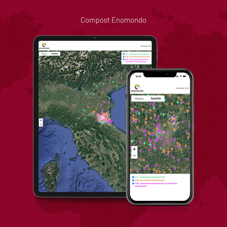 Una mappa interattiva per Enomondo