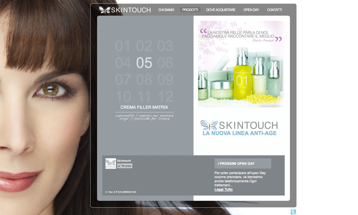 Skintouch sito web