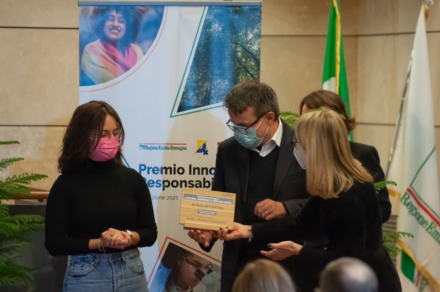 Regione Emilia-Romagna - Premio Innovatori Responsabili - Momento premiazione